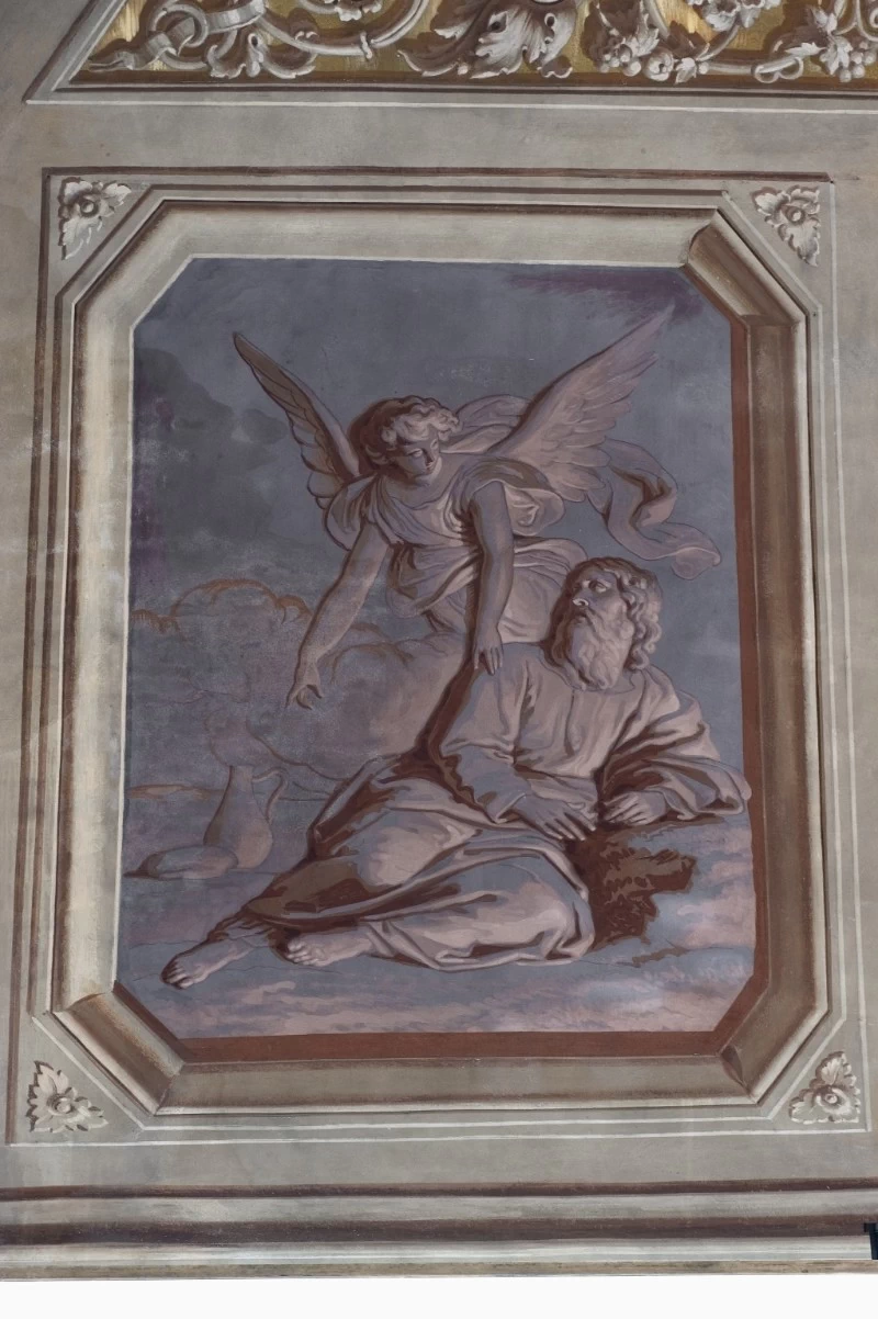 Elia nel deserto nutrito dall'angelo